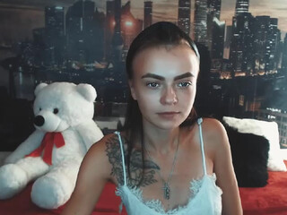 Livia D webcam show shrewd bitch licks anus girlfriend