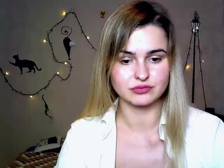 Lola Tern webcam show busty chick caresses big nipples