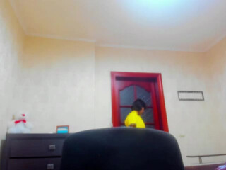 MylaAngel webcam show adorable female fingers her anus