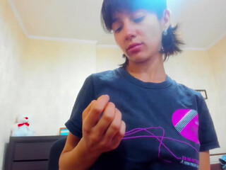 MylaYou webcam show showed pussy on the street