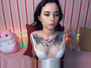 NikaLegran webcam show cute passion gently caresses boobs