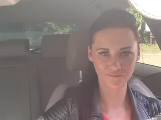 Rachele87 webcam show black-haired beauty inimitably caresses herself