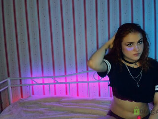 SaraValensia webcam show flawless babe happily kneads huge tits