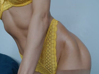 SONIA HOT 18 webcam show chick fucks herself with a big rubber dildo