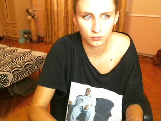 VivienSabo webcam show gorgeous young lady jerks both holes