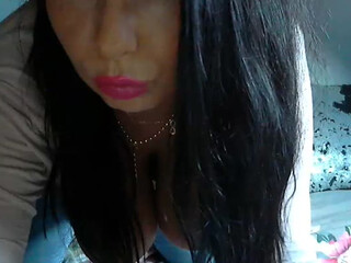 xxbrunetka29x webcam show the charming female masturbates both holes