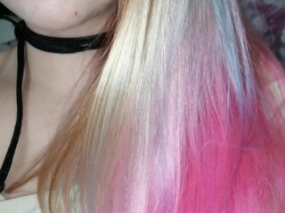 thefetishvixen onlyfans busty young lady rides sex toy