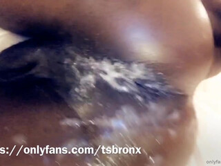 TSBronx onlyfans luxurious slut poses in sexy lingerie