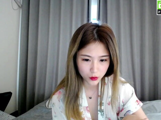 jojo_asia chaturbate babe in stockings passionately masturbating cunt