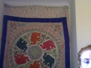 gingertwins Russian goddess posing in blue panties