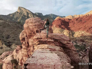 Molly onlyfans black-haired beauty fucks juicy crevices