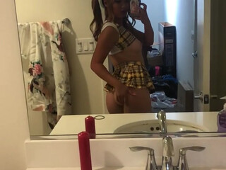 kazumisquirts onlyfans sultry slut fucks her pussy