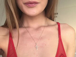 real_tiffany onlyfans busty bitch in stockings masturbating with fingers