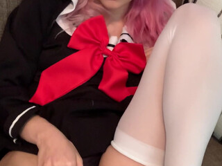 envyanne onlyfans whore babe jerks off through panties