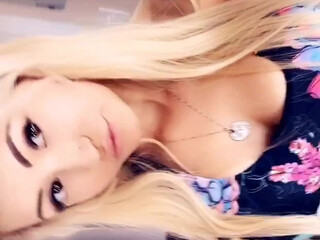 braceybella onlyfans blonde girl fucks with sex toy