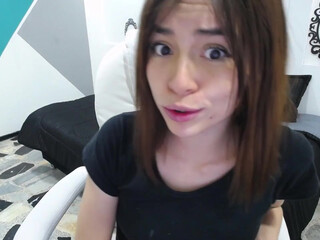 purple__slut delightful girl caresses big boobs