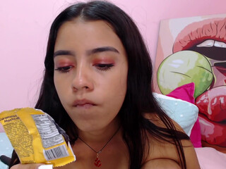 miagomez1 sweet lady takes off her dress