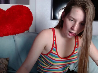 toxl shy slut caresses shaved cunt