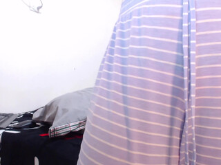 little_romina redhead babe caresses natural tits