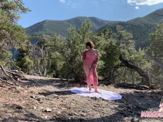 karabella busty milf - deliciously jerking her pussy