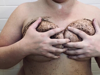 alexisabuse  busty mare caresses pussy