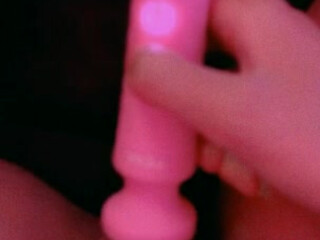sweet lady caresses rubber penis