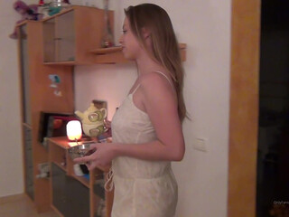 preggomilky charming babe in  private e