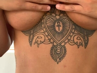 patricigom cute blonde erotically posing in stockings