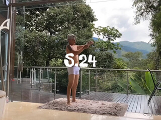 malyia mature masturbates in front of webcam