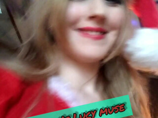 lucymuse graceful devil with her palm rubs her vagina