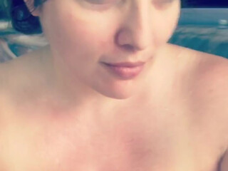 maggiegreenlive blissful nipple flows from excitement