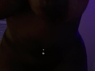 ebony mystique fucks herself with different sized dicks