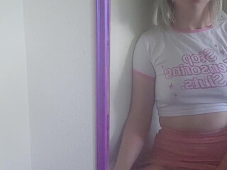 thechronicmasochist lustful student shows pussy