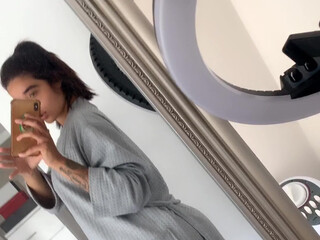 priya y bitch drummed with glass dick