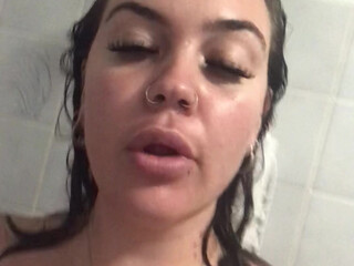 mikki951 cute with pigtails jumps on sex toy