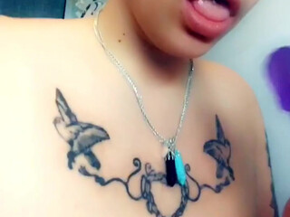 mikki951 blissful chick strips small tits