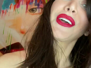 hotkinkyjoxxx fucks herself in red dildo