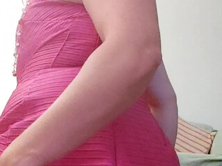 u luxurious blonde straddled sex toy