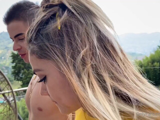 aprilvixen caresses his magnificent body