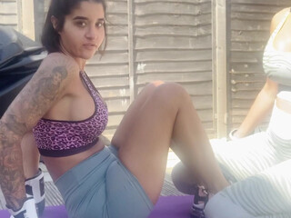 priya y skinny dolls fondle small tits
