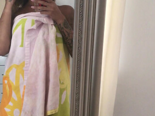 priya y cute blonde is saturated with revelations with dildo