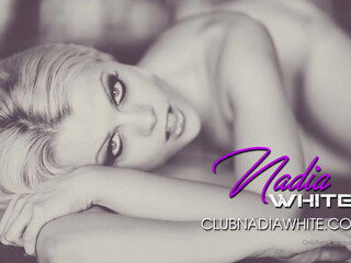 nadiawhite666 cute slut fucks pussy with dildos