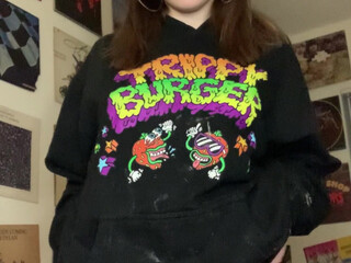 melodyparker69 openwork wench in stockings coyly changes poses and strokes shaved pussy