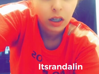 itsrandalin show with an attractive black hair