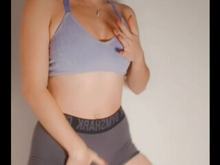 emilyhill the charming female masturbates both holes