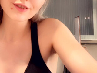 Sia Siberia naughty slut fucks herself with a phallus