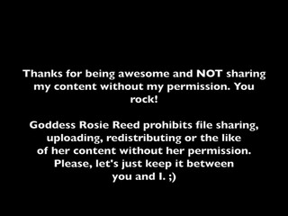 RosieReed doll in stockings pulls pussy with fingers