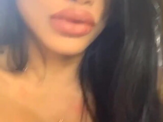 cjmiles onlyfans cute little doll caresses big boobs