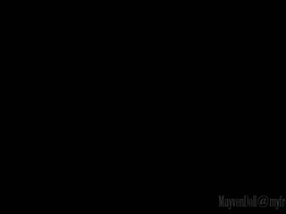 Mayvendoll crazy chick caresses natural tits