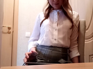 nympho_mmm sweet thing is hammering his anus